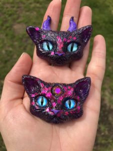 Mystic cat magnets